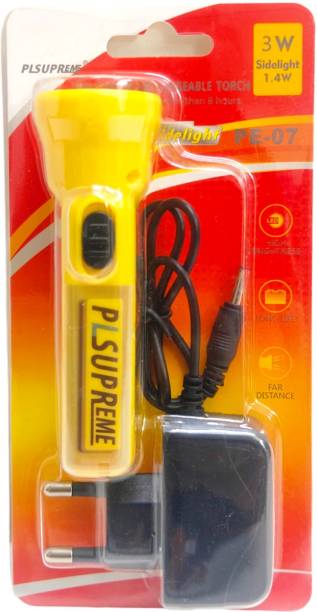 PLSUPREME Led Mini Torch Light With Charger Torch