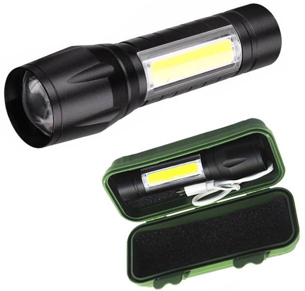 WRADER Rechargeable Mini Torch Light for Home Night and Camping Pocket Torch Light Torch