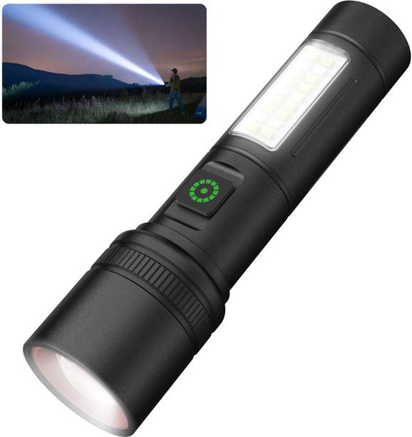UN1QUE 1500mAh Super Bright LED Flashlight, 1000 Lumens, 6 Light Modes Torch
