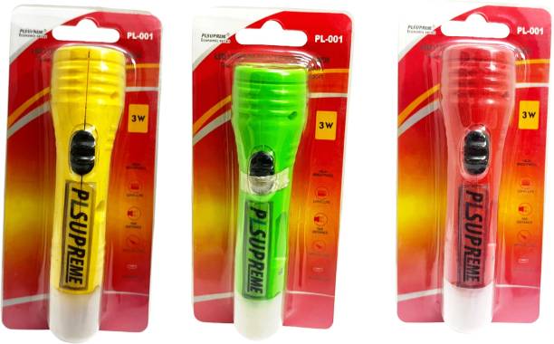 PLSUPREME Premium Quality Mini Torch Light Without charger|Emergency Light Torch