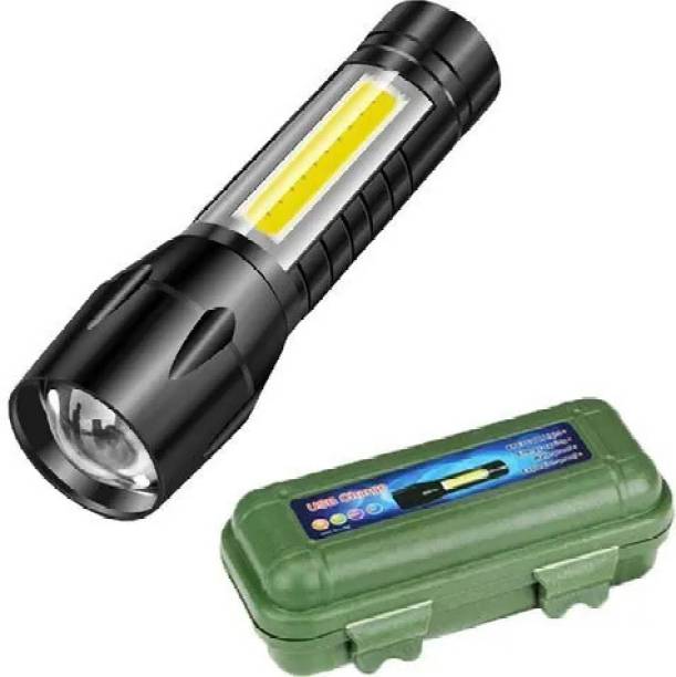 HSV ENTERPRICE 2 IN 1 MINI Rechargeable TORCH LIGHT Torch