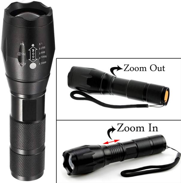 ssmall sun Heavy Duty Rechargeable 5 Modes Flash Light Emergency Torch Torch