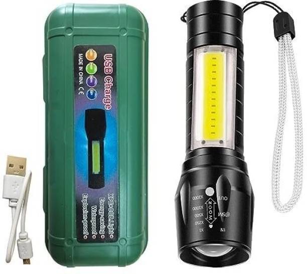 Buyer Choice Rechargeable Pocket Torch Light - Micro USB Rechargeable LED Light Torch