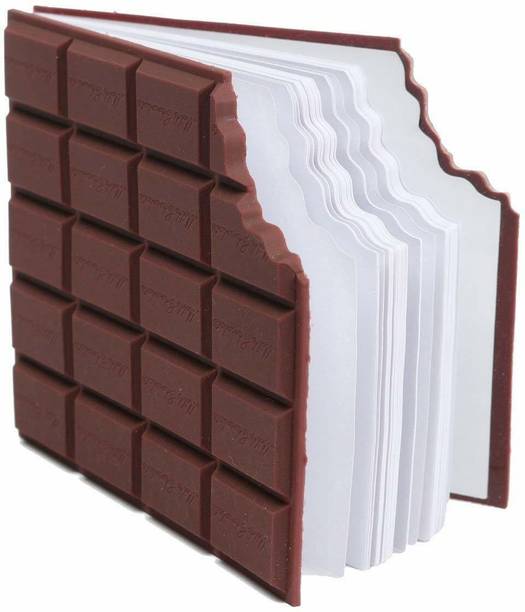 SARASI Chocolate Scented Notebook In Chocolate Shape With Fragrance Personal Diary [Brown Color][pack of 1] Pocket-size Diary Not Ruled 80 Pages