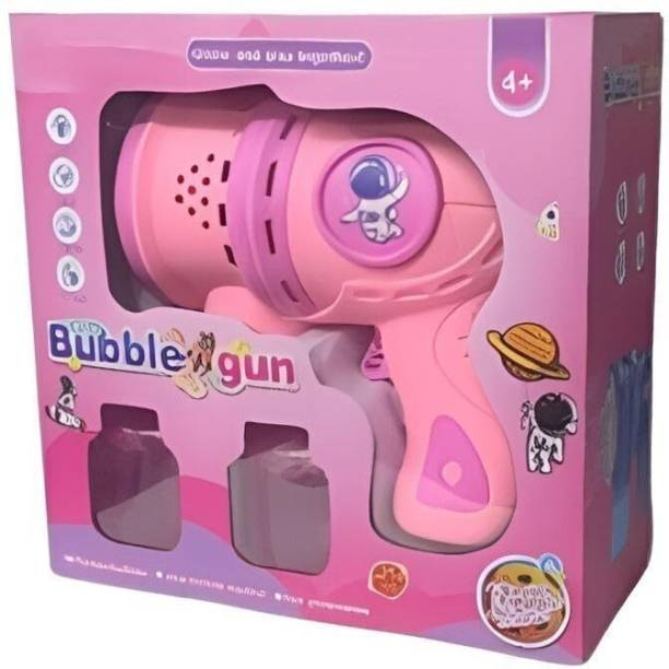 Smartcraft Automatic Space Bubble Gun Toy Leak-Proof Bubble Machine for Kids Toy Bubble Maker