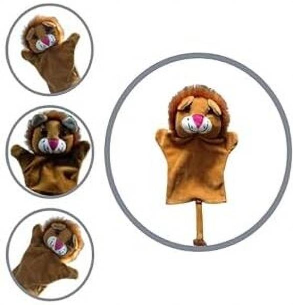 VARUSH 2 pcs / Lion & Mouse /Hand Puppets for Kid's Learning Playing / Gift for Kids Hand Puppets