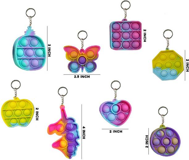 VEDZMe VEDZMe Mini Pop-it Keychain Hand Puppets