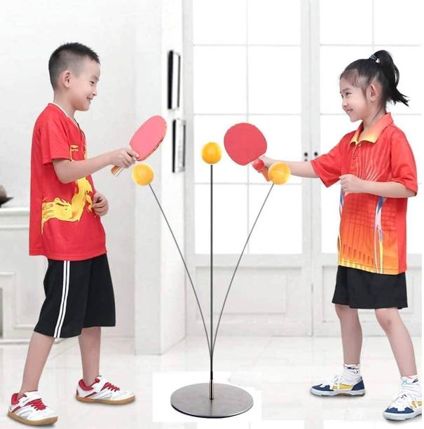 Ji And Ja Indoor Table Tennis Trainer for Kids 2 Rackets, 2 Balls Trainer Toy for Kids Table Tennis Kit