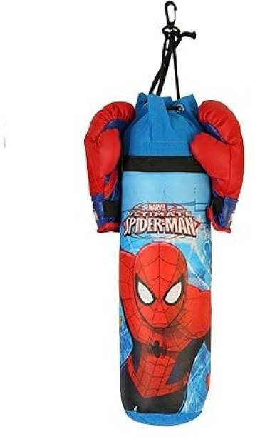 KIDIVO Blend Marvel Spiderman Boxing Set with 2 Gloves & 1 Headgear (Small)