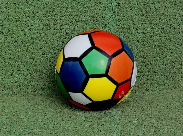 Athmika Enterprises Rubber Football for Kids Toys Football - Size: 3