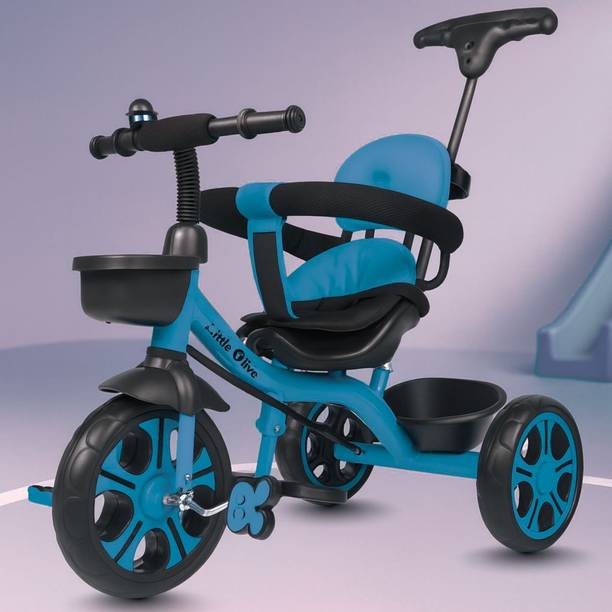 Little Olive Kiddie Kart Tricycle - Safe, Sturdy, And Stylish Ride-On Toy For Kids, Ages 2-5 Tricycle