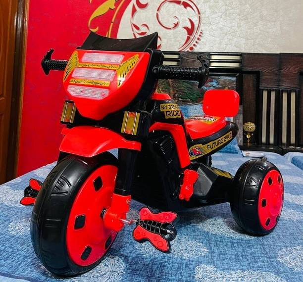 Toys R Us Avigo Ride-On Musical Horn and Lights Kids Age 1 to 4 Years Harley Future Baby bike JT-RED Tricycle