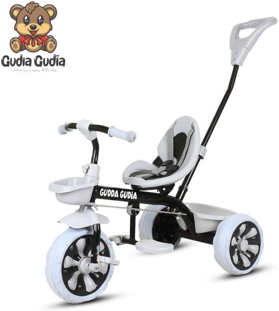 Gudda Gudia Tricycle with Parental Handle | For Ages (1–5 years) Noni Parental Tricycle Tricycle