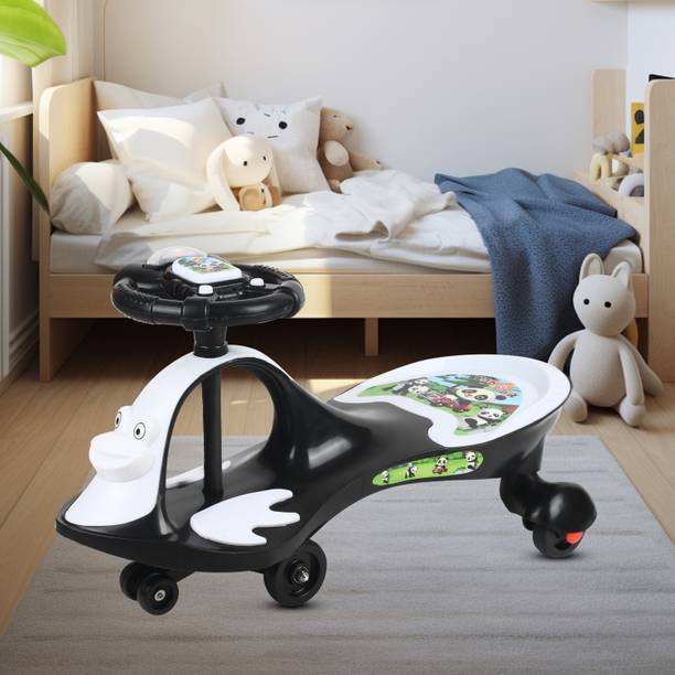 BABYPOP Ride-on with Frog Face | Lights and Sounds FROG CAR Tricycle