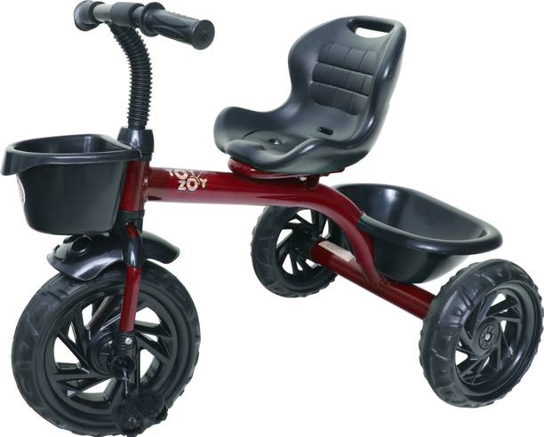 Maanit Tricycle With Dual Storage Basket for Kids|Boys|Girls Age Group 2 to 6 Years Model_TZ 0001_Stylish Comfort Tricycle