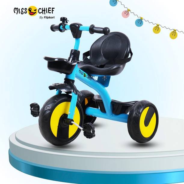 Miss & Chief Pixi Baby Tricycle Sturdy and Safe for Kids with storage baskets (Ages 2-5yrs) Tricycle