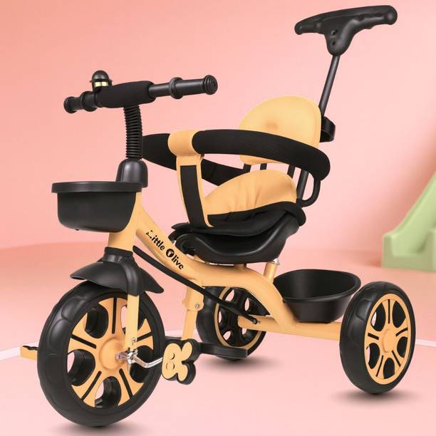 Little Olive Kiddie Kart Tricycle - Safe, Sturdy, And Stylish Ride-On Toy For Kids, Ages 2-5 Tricycle
