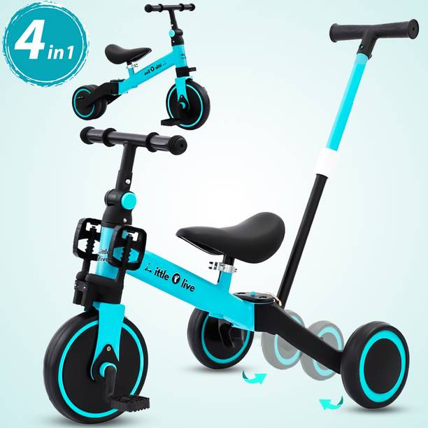 Little Olive The Most Advanced 4 in 1 Baby Cycle - Mini Marvel Grand Tricycle