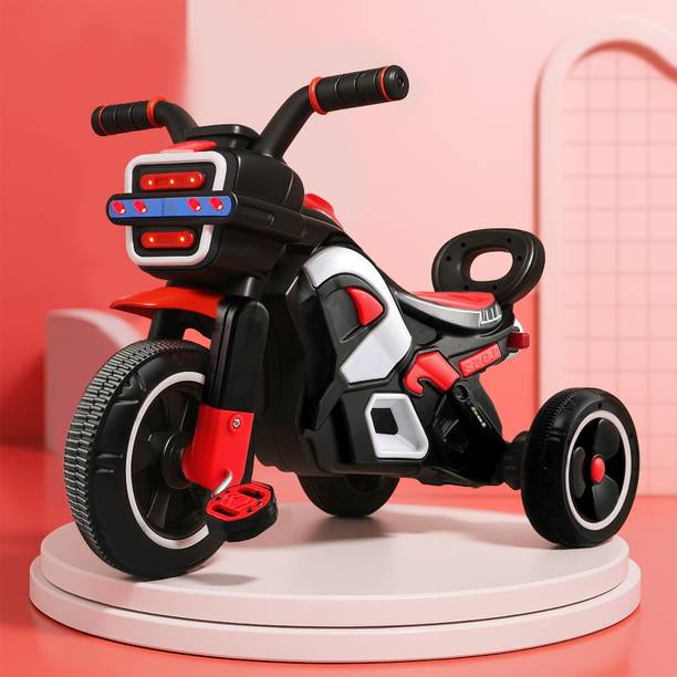 Kidsmate Ranger Tricycles for Kids 1 to 3 years| Kids Cycle with Musical Horn, Lights, & Push Handle | Tricycle