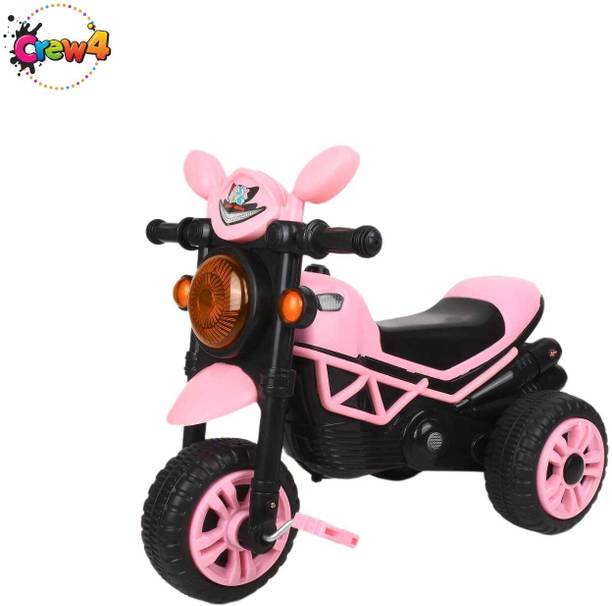 CREW4 Bullet Tricycle Ride-on with Lights and Sounds baby for kids bullet Primmum grills & boys Tricycle