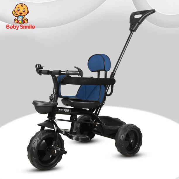 Baby Smile Tricycle with Parental Handle | Armrest and for Ages (1-5 years) 4006 NEW Tricycle