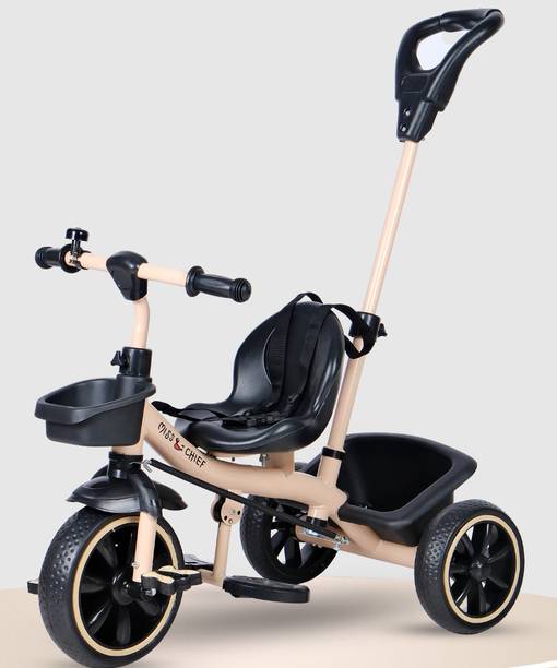 मिस & चीफ Adventure Parental Handle Sturdy and Safe for Kids (Ages 2-5yrs) ट्राईसाइकिल
