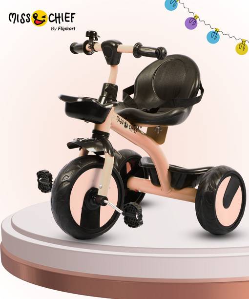 Miss & Chief Pixi Baby Tricycle Sturdy and Safe for Kids with storage baskets (Ages 2-5yrs) Tricycle