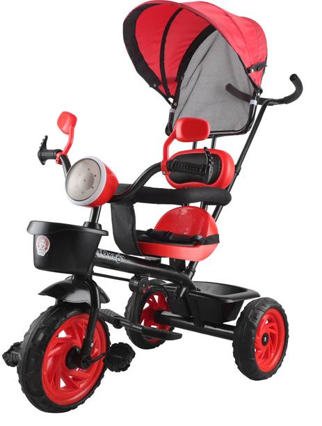 JoyRide Musical Tricycle For Kids Trike With Canopy for Kids| Boys|Girls Age Group 2 to 5 Years Tricycle