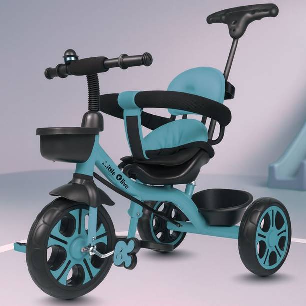 Little Olive Kiddie Kart Tricycle - Safe, Sturdy, And Stylish Ride-On Toy For Kids, Ages 2-5 Tricycle