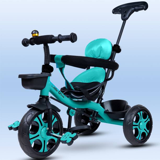 Little Olive Kiddie Kart Tricycle - Safe, Sturdy, And Stylish Ride-On Toy For Kids, Ages 2-5 Tricycle