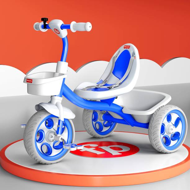 FISHER-PRICE Tricycle for kids 2 to 5 Years / Tri Cycle with Seat Belt & Belt Fisher_Price_tricycle-Blue Tricycle