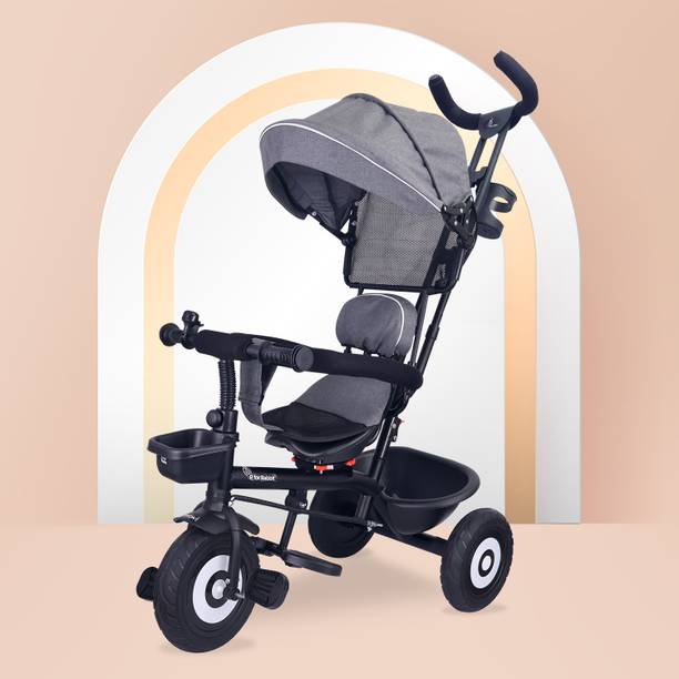 R for Rabbit Tiny Toes T40 Plus 1.5-5 Year Kids Cycle with Rubber Wheel & 360° Rotatable Seat TCTT40PGB2 Tricycle