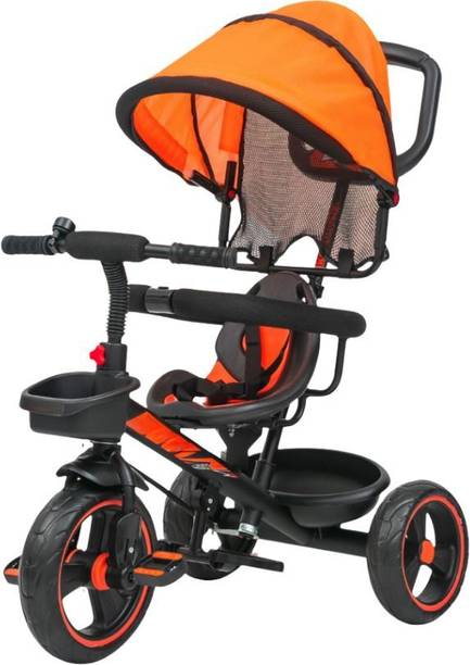 Keppz 4-in-1 Baby Tricycle Canopy, Push Handle, Harness & Basket. kpt0117org Tricycle