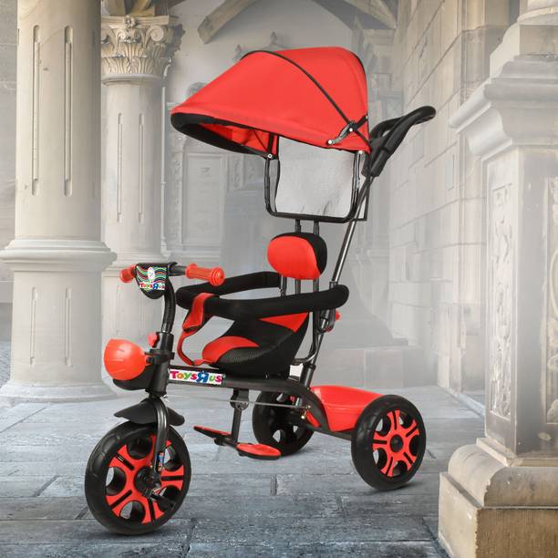 Toys R Us Avigo Baby Cycle with Storage Basket/Cushion seat/Colour full Wheels in EVA EVA Wheels Kids/Baby Tricycle, Tricycles for Kids for 1 to 5 Years, Tricycle