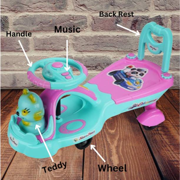 SWINGISH BB-600 Magic Car Gudda (SKYBLUE) BB-600 Magic Car Gudda (SKYBLUE) Tricycle