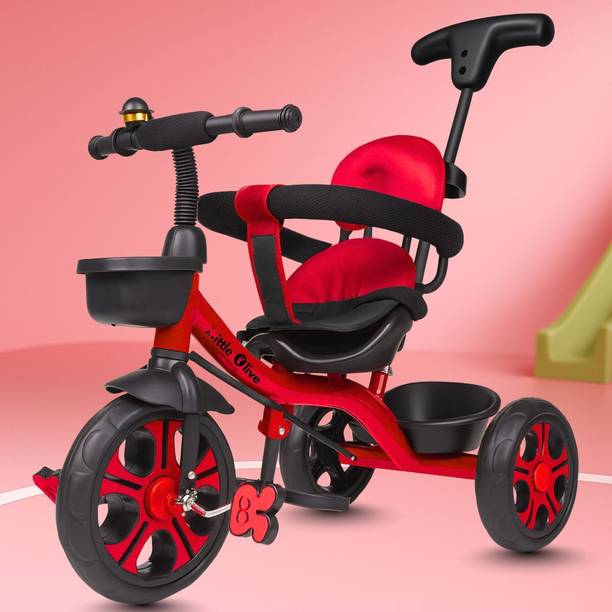 Little Olive Kiddie Kart Tricycle - Safe, Sturdy, And Stylish Ride-On Toy For Kids, Ages 2-5 Tricycle