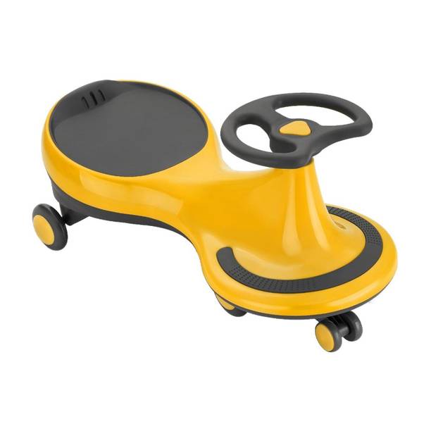 BAABUS Magic Car/Swing Car Ride-On Toy Car for Kids Magic Car Yellow Tricycle