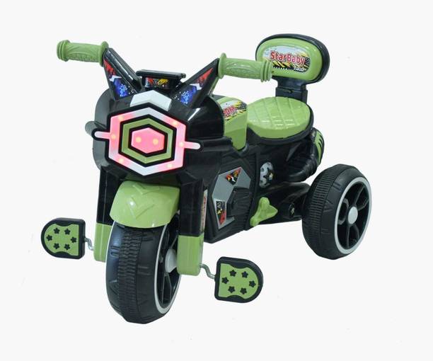 Domios Thor Trike Sports Ride-on Bike Pedal for Kids with Musical Horn and Lights 2-5 Years Tricycle
