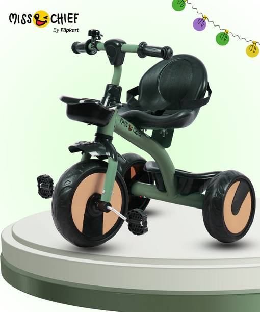 मिस & चीफ Pixi Baby Tricycle Sturdy and Safe for Kids with storage baskets (Ages 2-5yrs) ट्राईसाइकिल