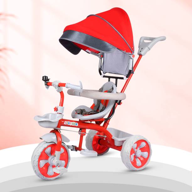 LOL-FUN Tricycle with Canopy and Parental Handle 2 to 5 years DVPOT-13B Tricycle