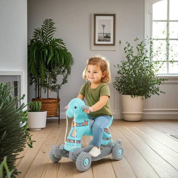 toyprofessor Baby Horse Rider and Rocker for child Age 1-3 Birthday Gift for Kids rideon toy Baby Horse Rider for Kids 1-3 Years Birthday Gift Horsey Rocker Ride-on Toy Tricycle