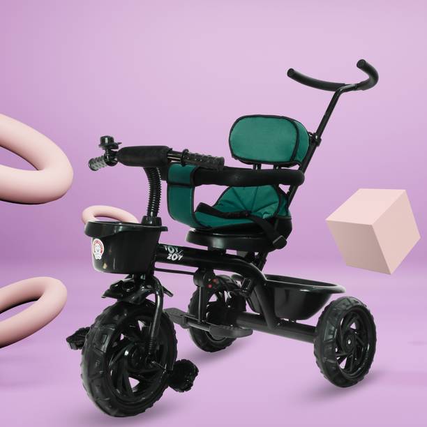 Toyzoy Maple Grand Kids Tricycle with Parental Handle|Ages 24to60 Months|Carrying 40Kgs TZ531 Tricycle