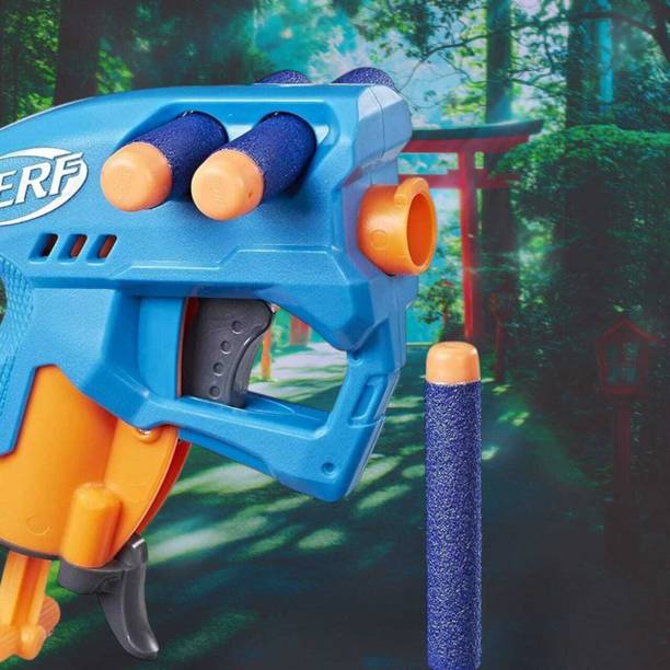 KinderTales Nerf Elite NanoFire Blaster, Single-Shot Darts(IND*3218), for Guns Guns & Darts