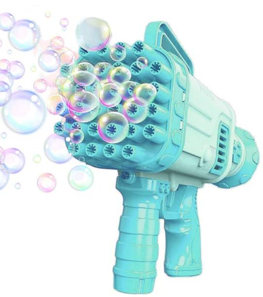 AP KIDS 40 Holes Bubble Maker Machine Bubble Gun for Above 3Years Kids Water Gun