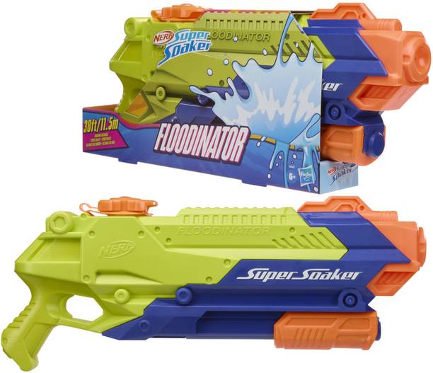 Nerf Super Soaker Floodinator Water Blaster, 70 Fluid Ounce Capacity,Ages 6+ Water Gun