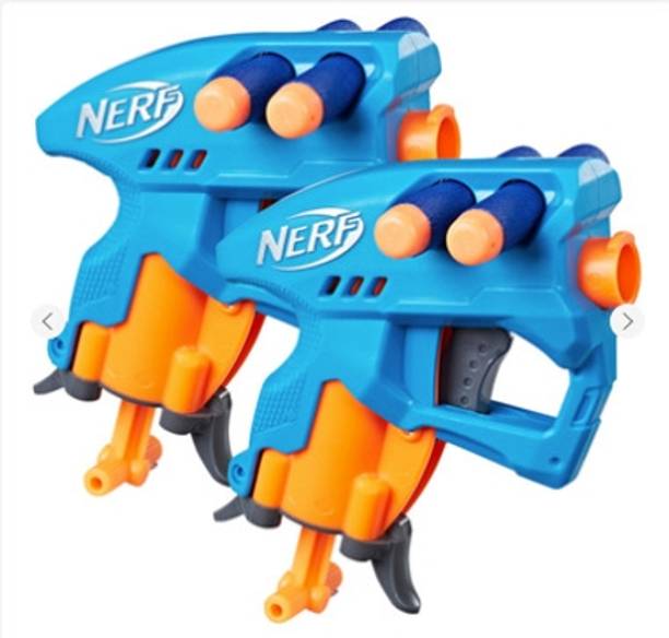 KinderTales Nanofire Blaster Single-Shot(IND*88632) Blaster with Dart Storage Guns & Darts