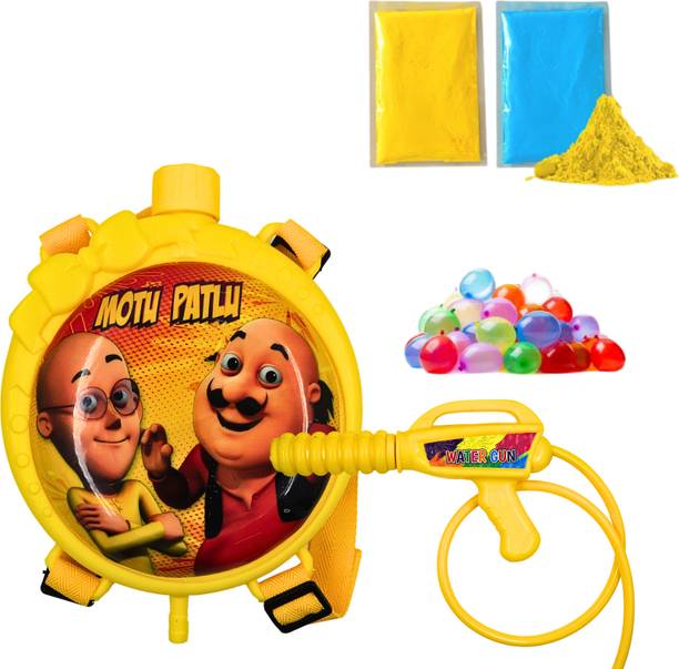 DEALbindaas Holi Water Tank with High Pressure Pichkari & Back Pack Tank 1101 Water Gun