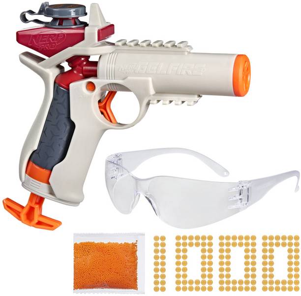 Nerf Pro Gelfire Ignitor Blaster, 1000 Gelfire Rounds, 60 Round Capacity, Ages 14+ Guns & Darts