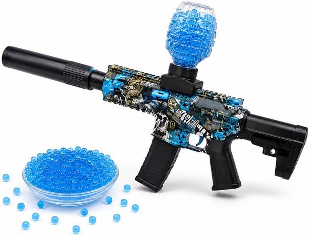 कम्मतेश्वर SLR Gel Blaster Gun for Kids With Rechargeable Battery Automatic & Manual Modes