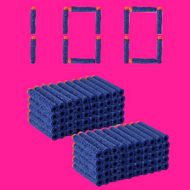 BZILO PACK OF 100 Bullet Foam Darts for Toy Blaster Guns W_71 Darts & Plastic Bullets